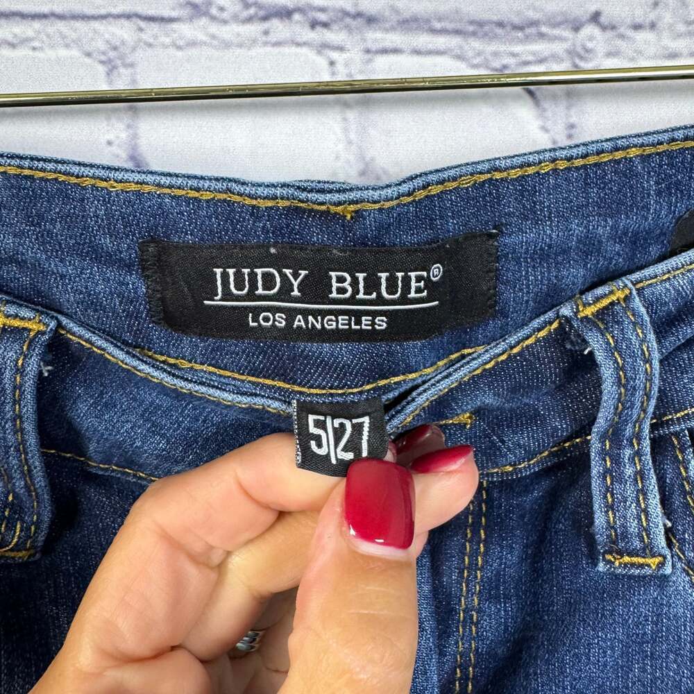 Judy Blue Women's High Rise Boyfriend Jeans Size 5/27 Denim - Picture 6 of 8